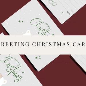 Cartes de Noël numériques, Cartes de Vœux imprimables, Cartes de vœux
