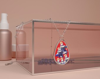 Akito Shinonome anime Oval Necklace