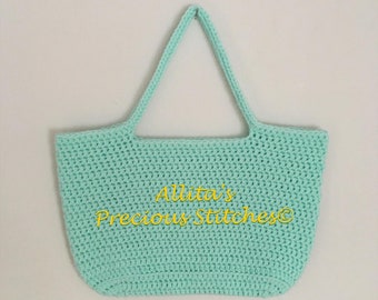 Crochet Beach Bag Seaside Beach Tote Crochet Pattern PDF Digital ...