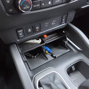 2022 to 2025 Gen 3 Nissan Frontier Organizer for Under Climate Controls