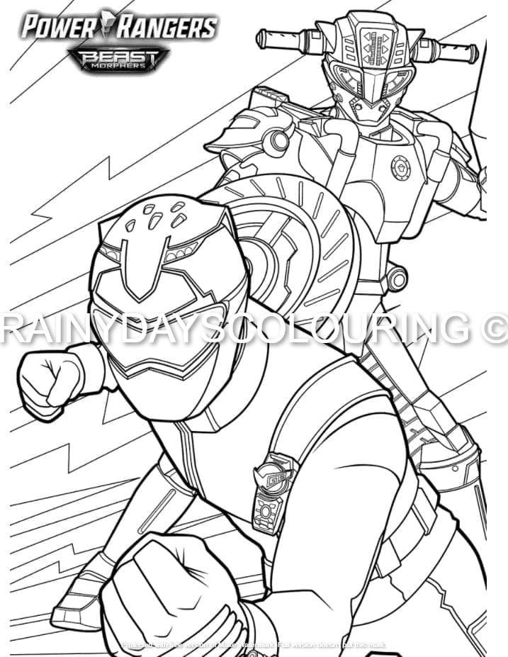Power Rangers Spd Coloring Pages