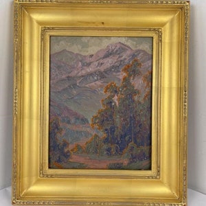 Matthew Michael Reynolds Framed California Oil Painting On Board
