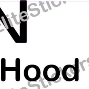 May include: Black hood inlays with the text "GREN DIER" in all caps.