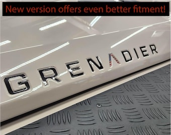 Ineos Grenadier Lambda & Logo Inlays. Custom hood and back door included. Mix and match.