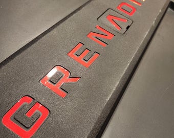 Ineos Grenadier Spare Tire Cover inlays. Gloss or Matte Finish.