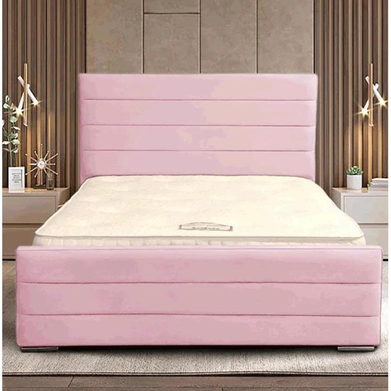 Camden Upholstered Fabric Bed Etsy