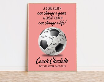 Fußball-Trainer-Geschenk Personalisiertes Trainer-Geschenk Fußball-Trainer-Dankeschön-Geschenk Benutzerdefinierte Fußball-Fußball-Trainer-Geschenk Ende der Saison Fußball-Geschenke