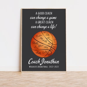 Basketball Coach Gift, Personalized Coach Gifts, Basketball Mom, Gifts From Basketball Team, Coach Gifts Basketball, End of Season Gifts