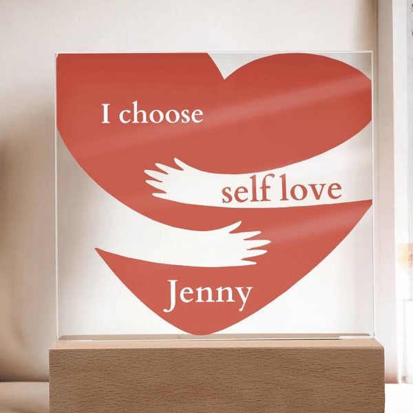 Personalized I Choose Self Love, For Mental Health, Addiction, Sobriety, Recovery, Encouragement Gift