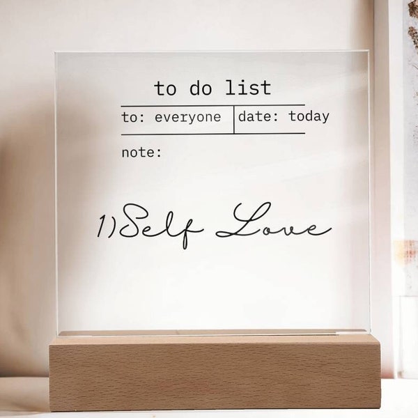 Self Love Plaque For Mental Health, Addiction, Sobriety, Recovery, Postpartum Depression, Miscarriage, Postnatal Loss