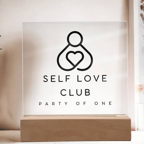 Self Love Club Party Of One, For Mental Health, Addiction, Sobriety, Recovery