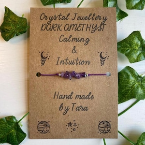 Amethyst bracelet