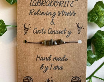 Labradorite bracelet