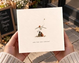 Same Time Next Lifetime Card, Romantic Anniversary Card, Love You Forever Card, Cute Couple Card, Printable Digital Download