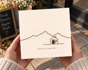 Somehow You Became Home Card, Romantic Love Card for Partner, Anniversary Card, Printable Couple Card, Digital Download