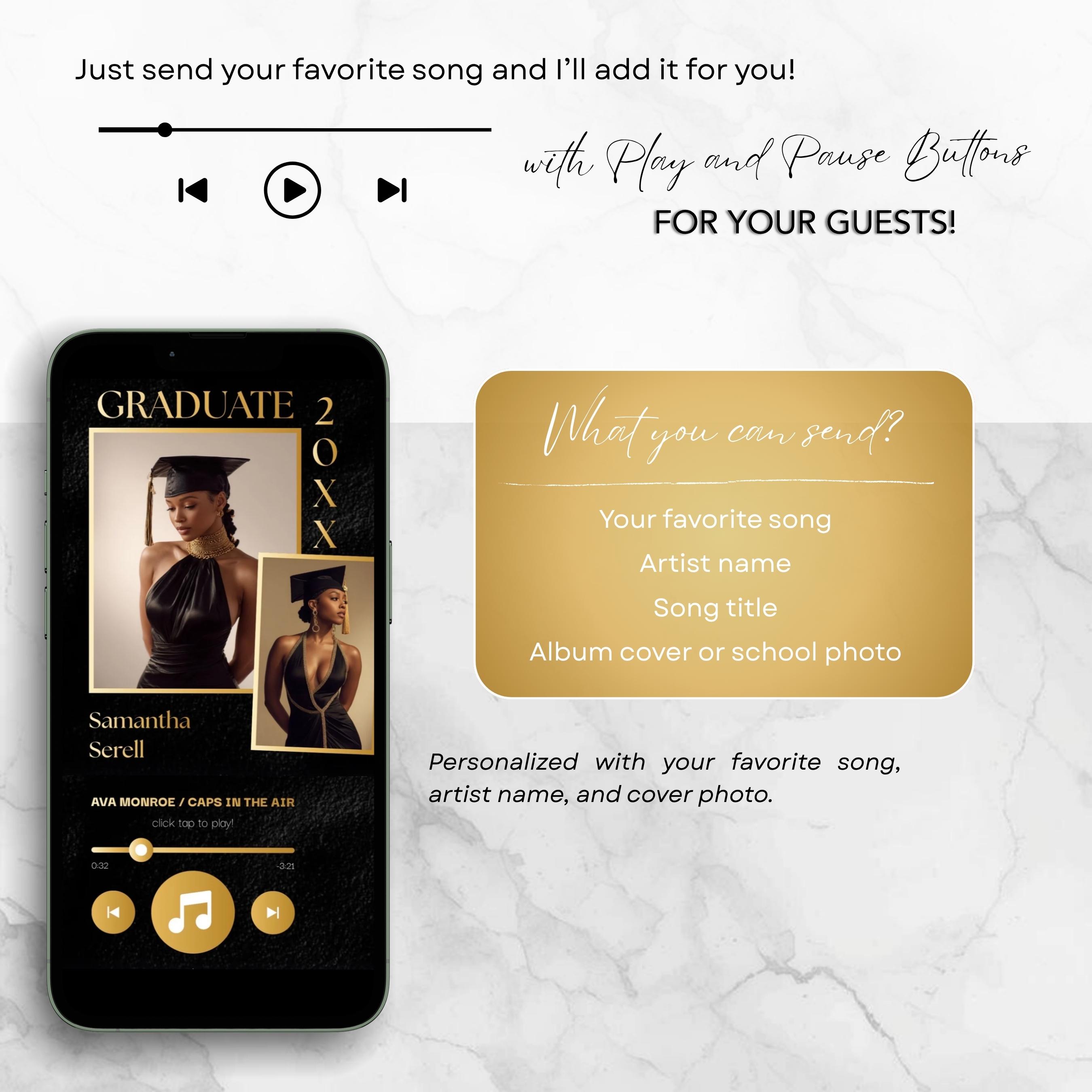 Custom Graduation Ceremony Website Service, Class of 2027 Grad Event ...