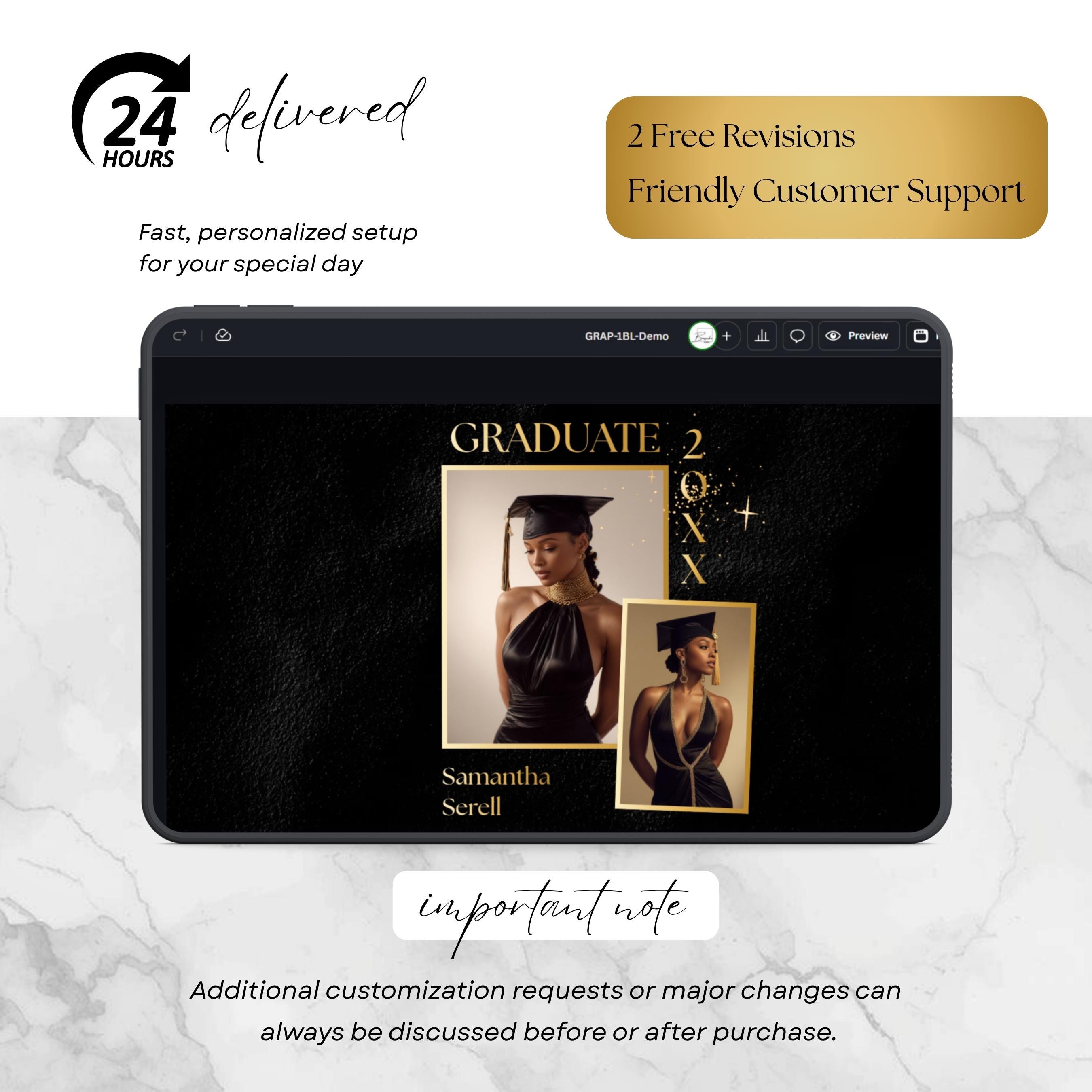 Custom Graduation Ceremony Website Service, Class of 2027 Grad Event ...