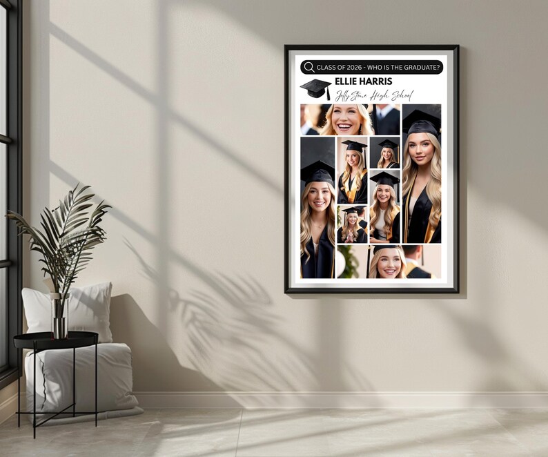 Class of 2026 Graduation Poster Template, Senior Social Media Post ...