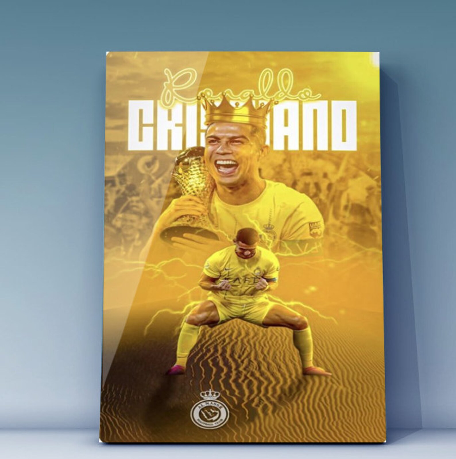 Cristiano Ronaldo Poster Ronaldo Poster Ronaldo Aluminum Etsy