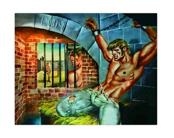 ETIENNE #5 Prison Gay Matte Poster Physique Pictorial Homoerotic