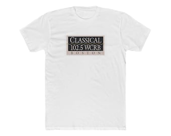 WCRB Boston Classical Music Station Men's Cotton Crew Tee
