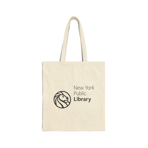 New York Public Library Cotton Canvas Tote Bag