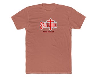 Salvation Gay Miami South beach Bar Men's Cotton Crew Tee florida