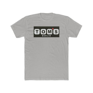 TOM&#39;S Berlin Gay Leather bar Men&#39;s Cotton Crew Tee Tom of Finland Germany