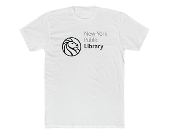 New York Public Library New York City Men's Cotton Crew Tee