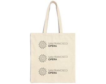San Francisco Opera Cotton Canvas Tote Bag Classical Music California