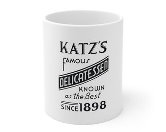 Katz&#39;s Delicatessan New York city coffee Ceramic Mug 11oz