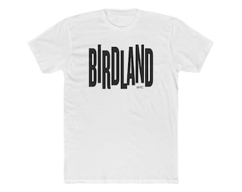 Birdland New York City jazz Club Restaurant Cotton Crew Tee