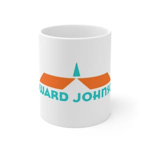 HOWARD JOHNSON'S Diner Ceramic Mug 11oz ice cream shop restaurant