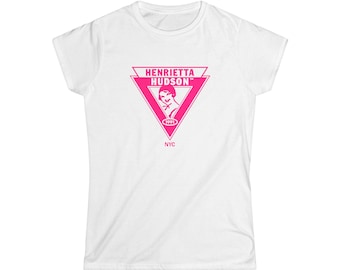 HENRIETTA HUDSONS Lesbian Dyke Bar Women's Softstyle Tee NYC Greenwich Village