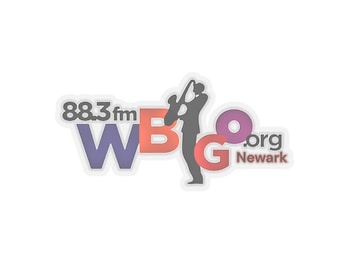 WBGO Jazz Music Radio station Newark New York City Kiss-Cut Stickers