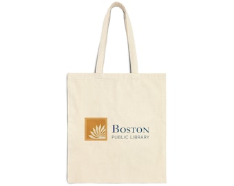 Boston Public Library Cotton Canvas Tote Bag