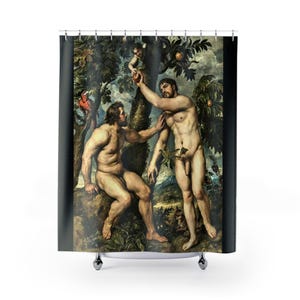 Tenda da doccia ADAM & STEVE Gay Garden of Eden