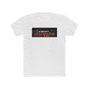 T-shirt girocollo in cotone da uomo JACQUE&#39;S Boston Gay Piano Bar