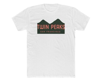 Twin Peaks San Francisco Gay Bar Men's Cotton Crew Tee Castro California