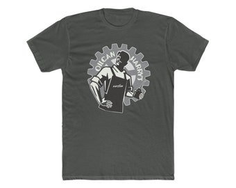 OILCAN HARRY'S Austin gay leather bar Men's Cotton Crew Tee Tom of Finland
