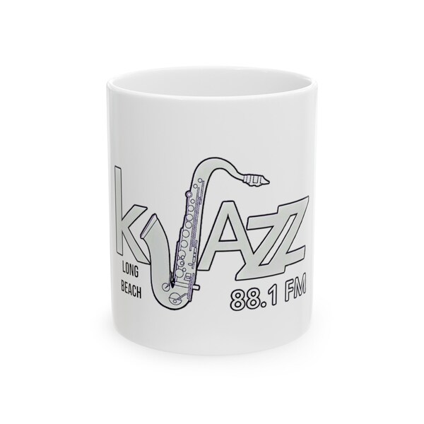 KJAZZ Long Beach Jazz Music Radio Station coffee Ceramic Mug 11oz