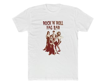 NYC Dean Johnson's Rock N Roll Fag Bar Men's Tee Gay East Village Pyramid Club World