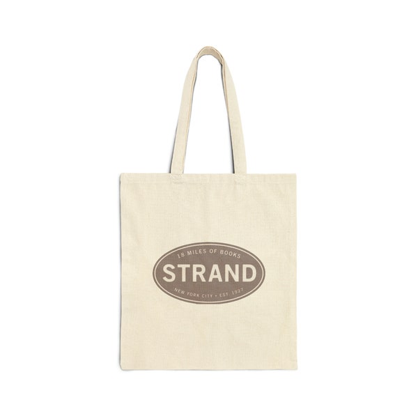 The Strand Bookstore NYC Cotton Canvas Tote Bag