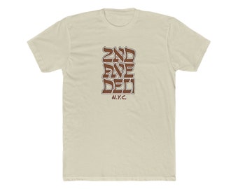 2nd Second Avenue Deli Restaurant Kosher New York City Cotton Crew Tee