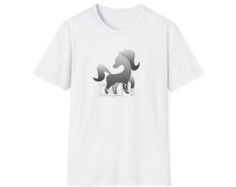Plush Pony Los Angeles Lesbian bar Unisex Softstyle T-Shirt Dyke LGBTQ Pride