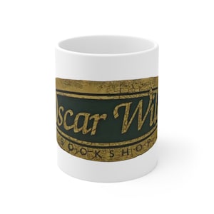 OSCAR WILDE Memorial Bookstore Gay New York City coffee Ceramic Mug 11oz