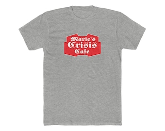 MARIE'S CRISIS Piano Theatre Gay Broadway Bar NYC Men's Cotton Crew Tee