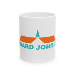 HOWARD JOHNSON'S Diner Ceramic Mug 11oz ice cream shop restaurant