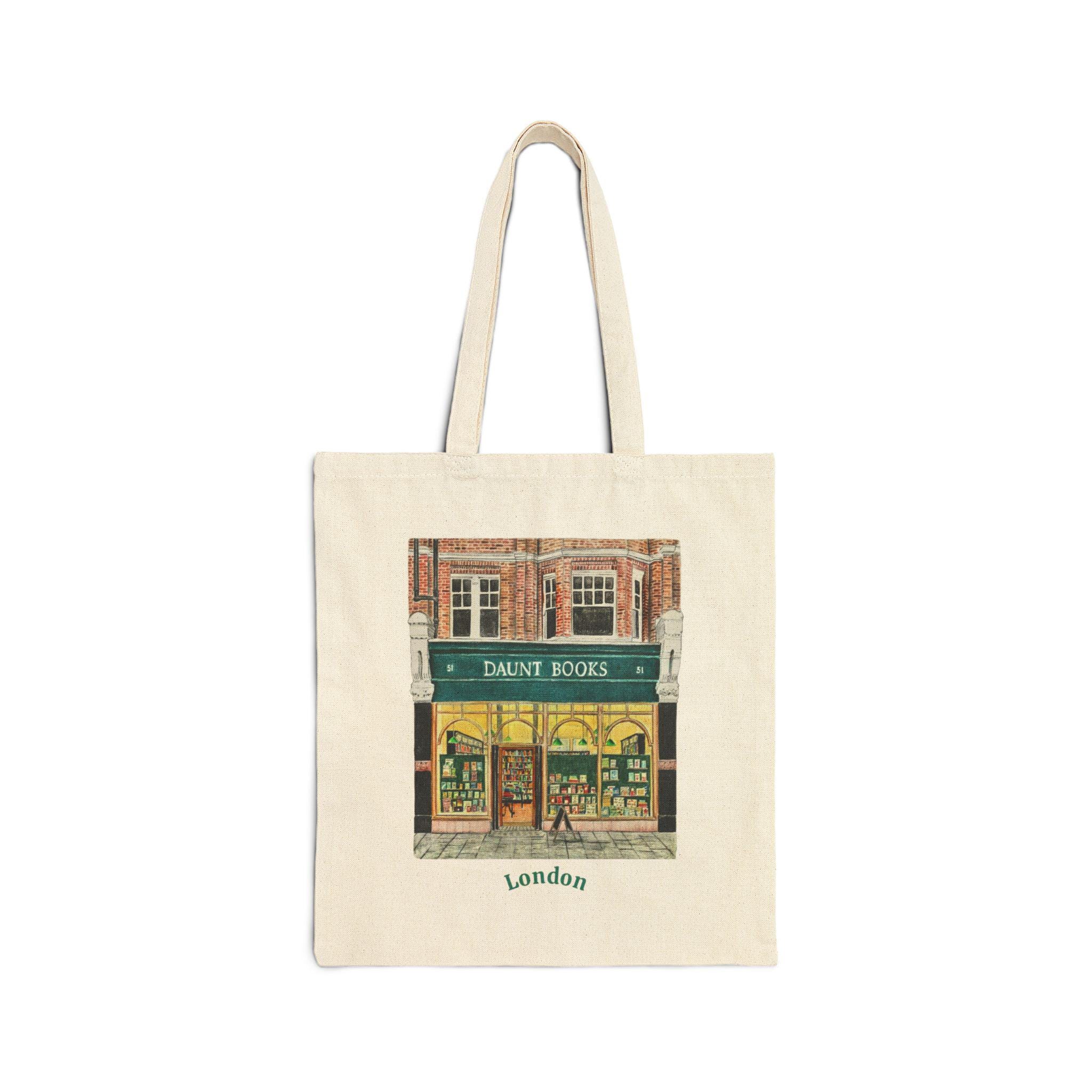 Daunt Books Bookstore London UK Canvas Tote Bag