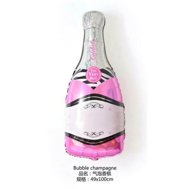 Happy Birthday Balloons Large Mylar Foil Alcohol Bottle Etsy